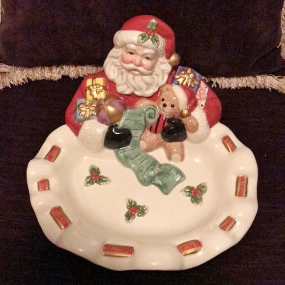 LAST DAY! Final Price- FITZ & FLOYD Vintage Toyland Potpourri/Candy Dish - Picture 3 of 7